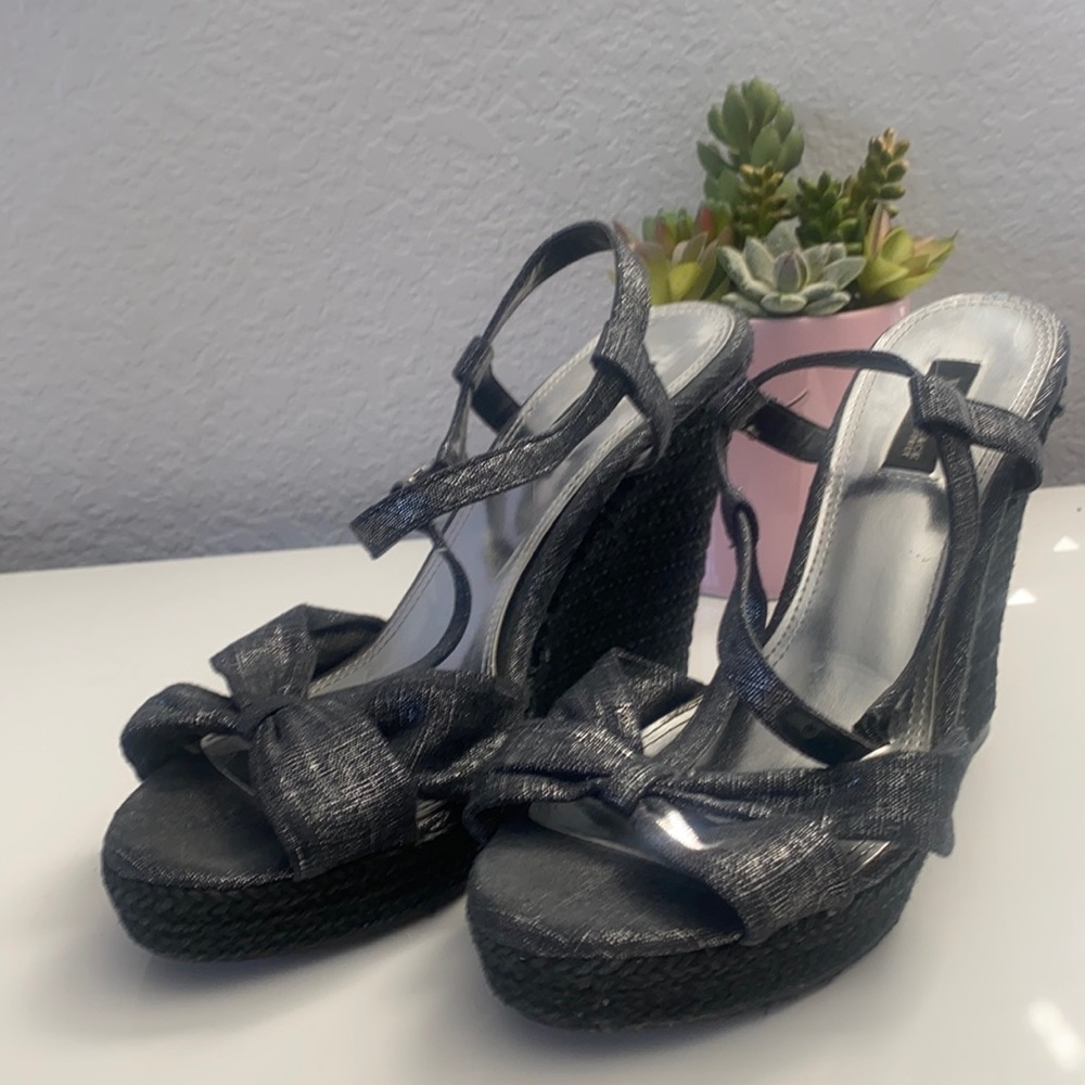 White House Black Market Wedge Shoe